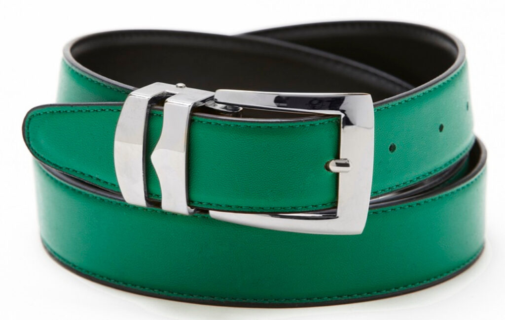 Silver-Tone Buckle GREEN
